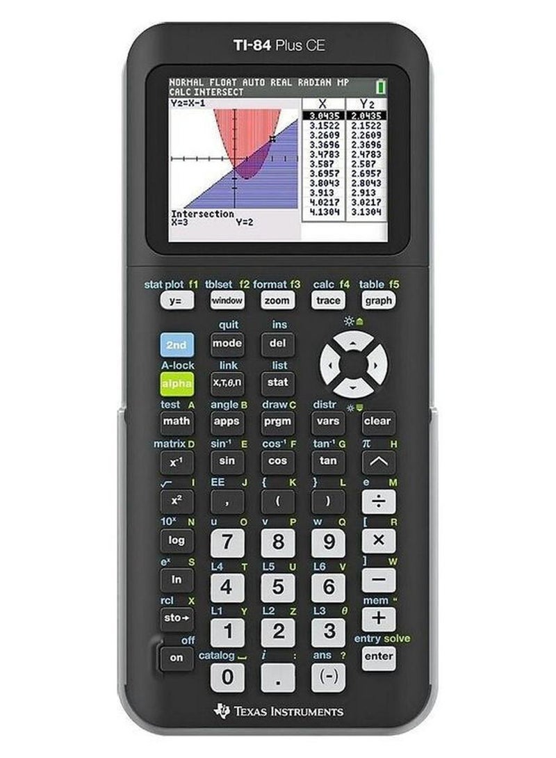 TEXAS INSTRUMENTS TI-84 Plus CE-T Calculator Black - Image 1