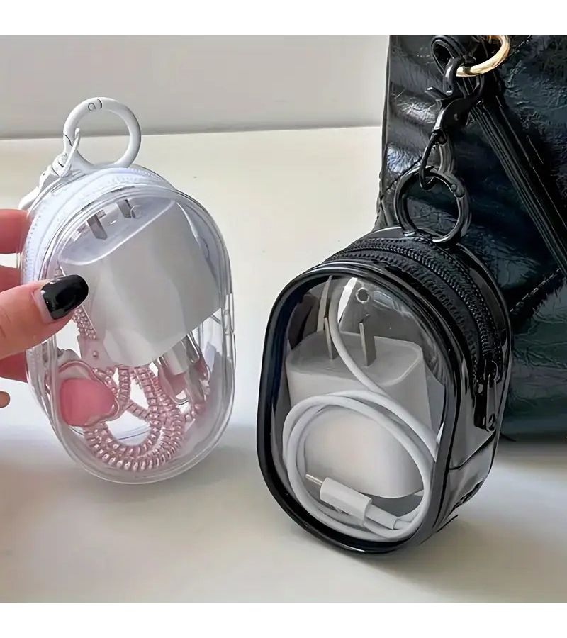 White Lightweight PVC Cable Storage Box with Dual Fixing Design - Image 1