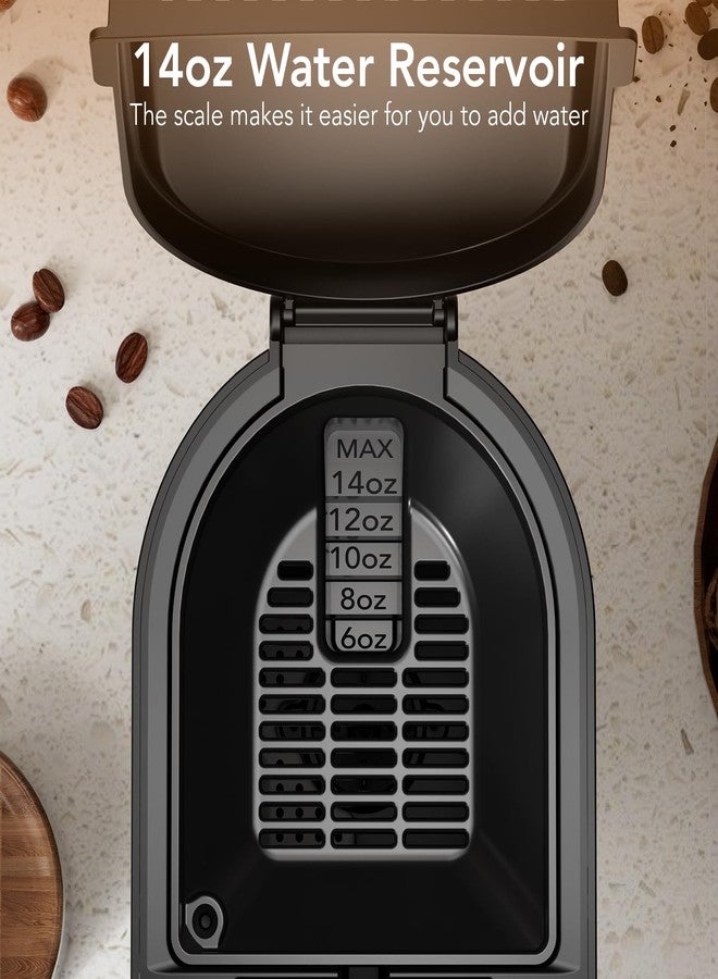 COWSAR Single Serve Coffee Maker, Two Holders for Capsule & Ground, Adjustable Funnel Height, Brew 6oz to 14oz, One-Touch Switch, Security protection, Easy to Clean, Commercial Ideal for Home/Office - Image 3