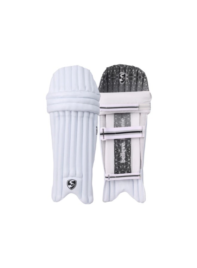 SG Shield (Believe.Become) Batting Leg Guards Junior Small Boys Size Extra Small - Used for Both Right Hand and Left Hand - Image 1