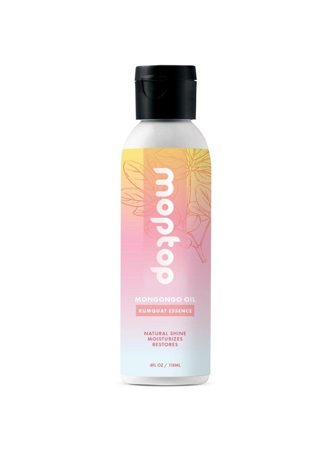 MopTop Mongongo Oil, Reduces Frizz, Remedies Flaky & Crunchy Hair, Soothes Dry Scalp, Hydrates, Nourishes, Finishing Elixir, Paraben Free (Kumquat Essence, 4oz) - Image 1