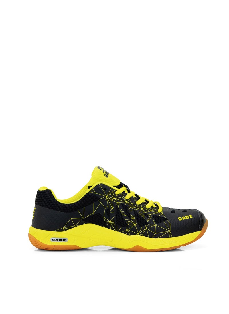 GADZ Gadz Carbon-X Series Badminton/ Tennis/ Indoor Court/ Training Sports Shoe MG1009-3 Black/Yellow  - Image 1