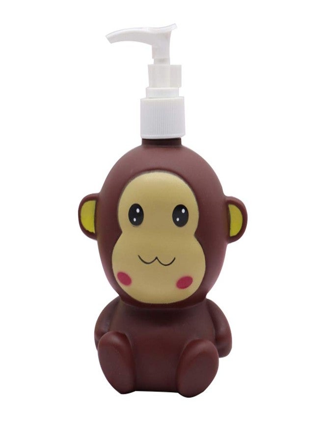 Hyever Elephant Koala Monkey Cute Cartoon Animal Hand Soap Pump Lotion, Hand Soap, Shampoo, Shower Gel Dispenser, Suitable for Bathrooms, Kitchen Countertops, Bathroom Accessories (Monkey) - Image 1