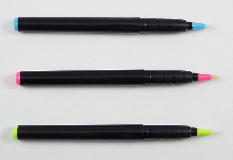 DirectGlow LLC DirectGlow Set of 3 Invisible UV Blacklight Ink Marker Blue Red Yellow - Image 3