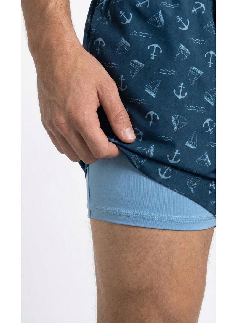 Cetus Board Short AnchorShip (Blue/Green) - Image 2