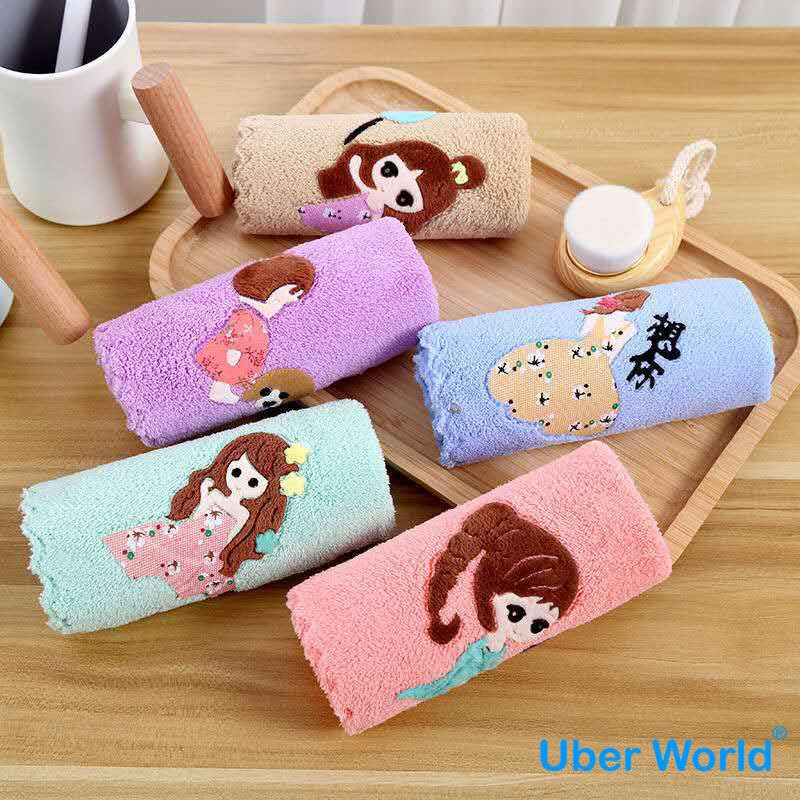 Uber World Microfiber Handkerchief Set for Women, Kids & Newborn Babies | Cartoon Printed Face Towel | 400 GSM Super Soft & Absorbent Rumal | 25×25 cm | Pack of 24 | Multicolour - Image 4