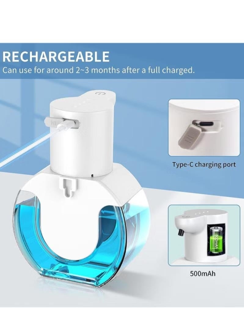 WALALLA Automatic Liquid Soap Dispenser 420ml Touchless Hand Soap Dispenser Waterproof Wall Amounted Hand Wash Dispenser For Kitchen Bathroom - Image 3