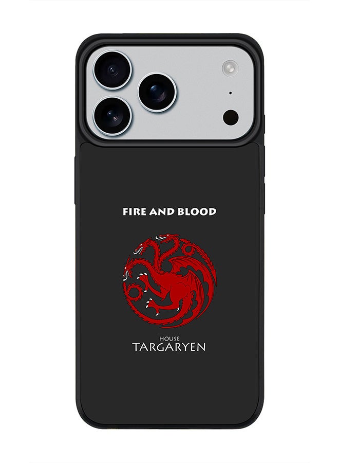 Stylizedd iPhone 17 Pro Max Case, [Compatible with MagSafe] Slim Magnetic cover Phone Case iPhone 17 Pro Max -GOT House Targaryen - Image 1