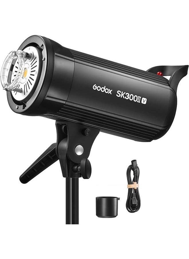 Godox Godox SK300IIV Photo Studio Strobe Flash, 300Ws GN58 5700K Bowens Mount Professional Monolight Light with Built-in Godox 2.4G Wireless X System,10W Modeling Lamp for Studio Shooting  - Image 1
