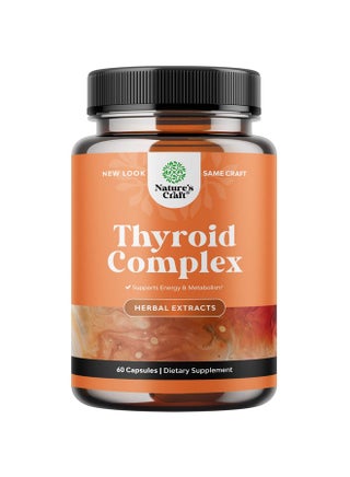 Herbal Thyroid Support Complex Iodine Thyroid Supplement With L Tyrosine Bladderwrack Kelp Selenium And Ashwagandha Mood Enhancer Energy Supplement For Thyroid Health 60 Halal Capsules - pzsku/ZAE84979C12CD6D4DFEA1Z/45/_/1698059723/69326dcd-9d5a-4eab-8f43-9a9c66423afc