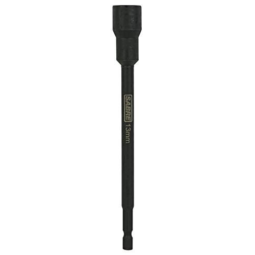 Sabre Tools 13mm Impact Magnetic Nut Driver – 6 Inch Length, 1/4 Inch Hex Shank, Magnetic Socket Tip (13mm Metric) - Image 1