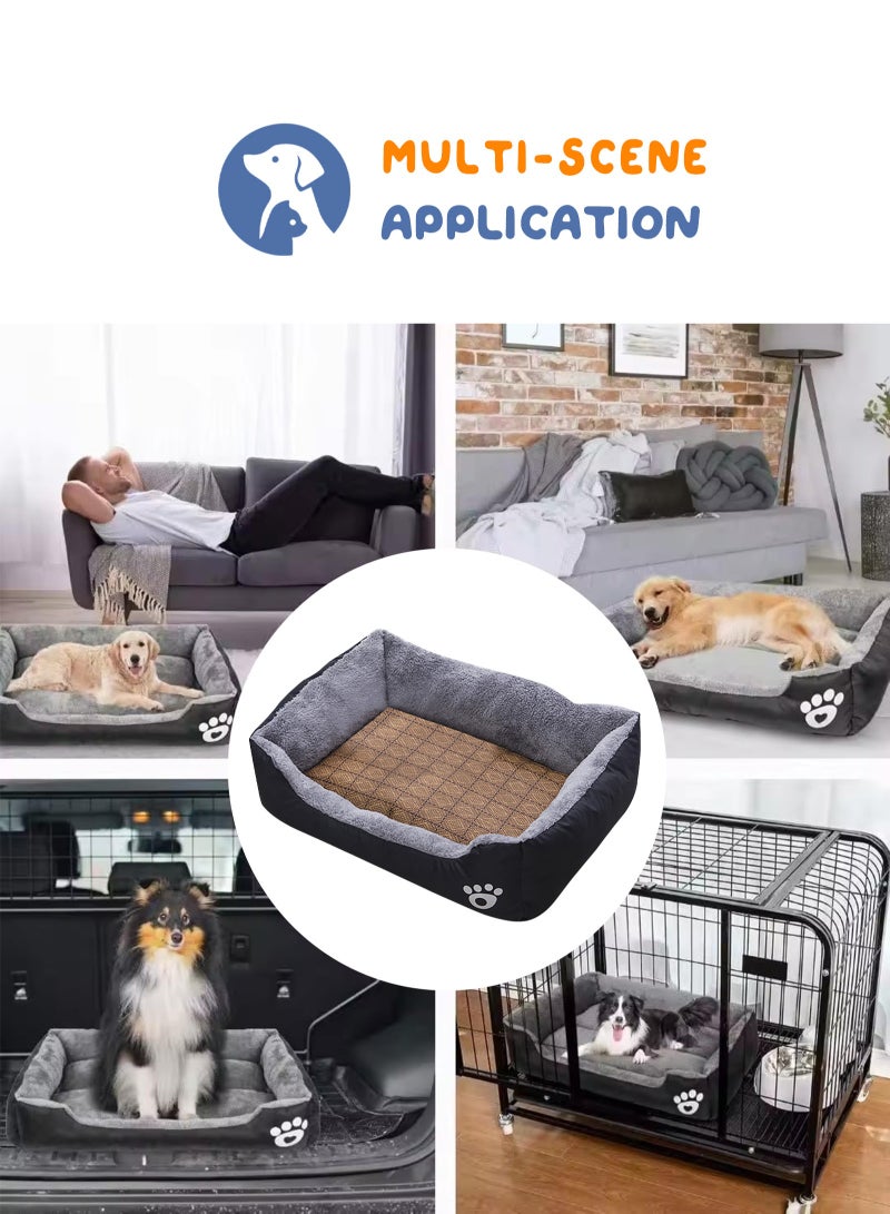 URbazaar Super Soft Dog Bed Mattress, Large Washable Pads Room, Soft Plush Sleeping Pet Bed for Small Medium Large Dogs Cats Puppy Nest, with Anti-Slip Waterproof Bottom 70 * 55cm - Image 5