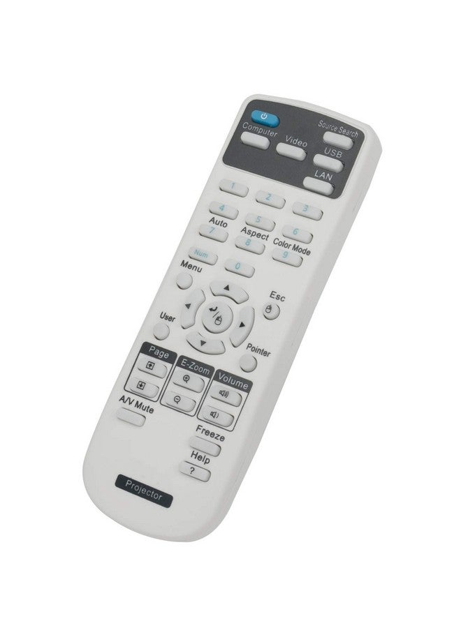 Allimity ALLIMITY Replace Remote fit for Epson Projector EB-98 EB-97 VS230 VS330 EB-430 EB-420 EB-470 EB-480 EB-965 EB-945 EB-940 EB-W02 EB-X02 EB-W01 EB-S01 EB-S02 EB-X14 EB-X12 PowerLite 520 BrightLink 430i  - Image 3