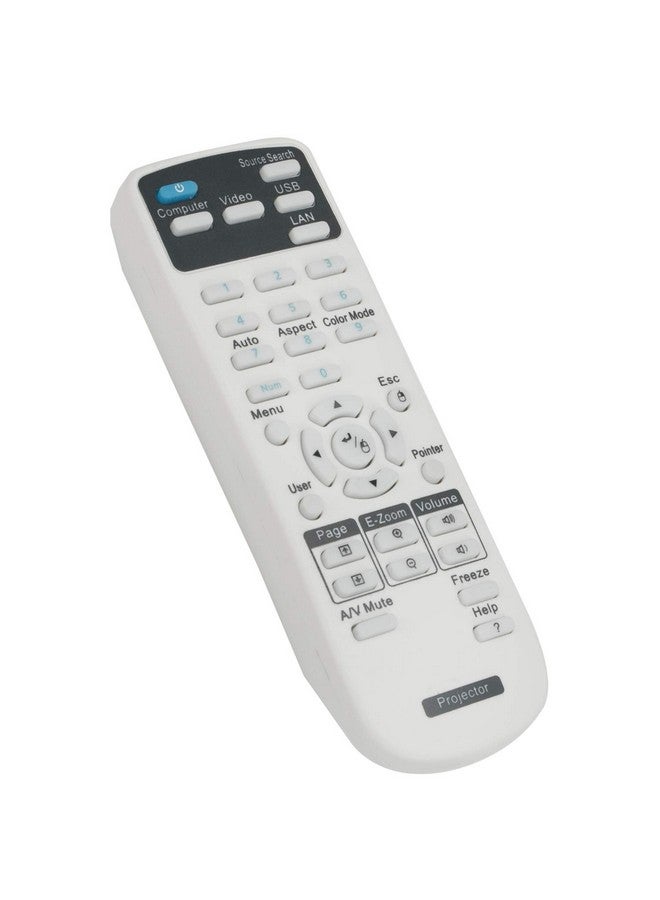 Allimity ALLIMITY Replace Remote fit for Epson Projector EB-98 EB-97 VS230 VS330 EB-430 EB-420 EB-470 EB-480 EB-965 EB-945 EB-940 EB-W02 EB-X02 EB-W01 EB-S01 EB-S02 EB-X14 EB-X12 PowerLite 520 BrightLink 430i  - Image 2
