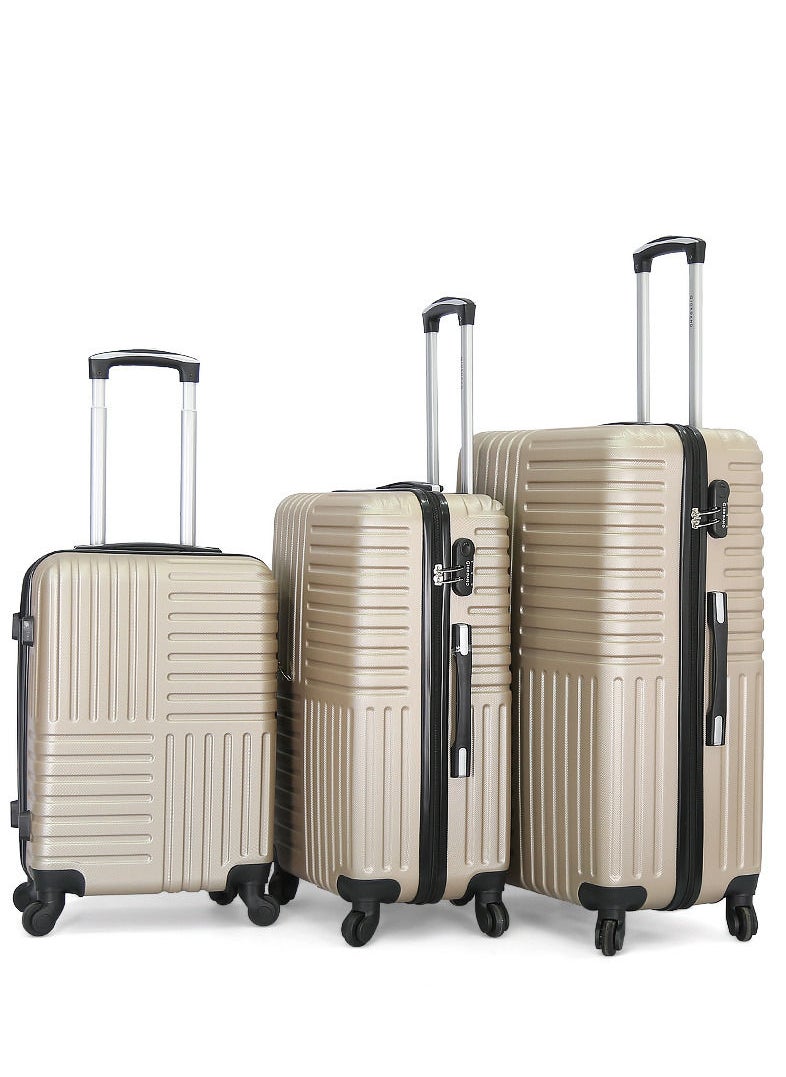 GIORDANO Giordano 3 piece hard side luxury luggage trolley set  - Image 1