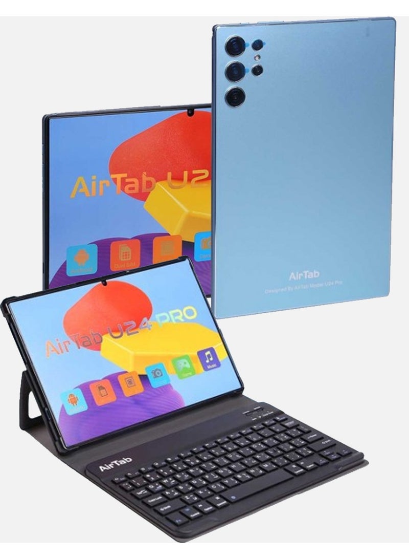 AirTab U24 Pro Smart Tablet 10.1-FHD Inch Display 16GB RAM 1TB ROM – With Arabic Keyboard - Image 1