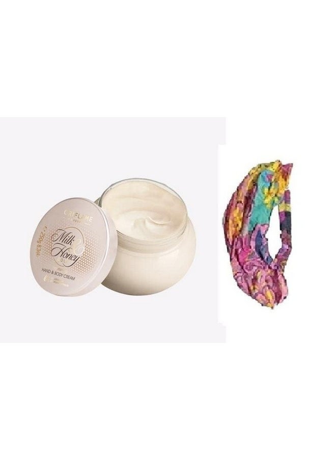 oriflame sweden milk & honey gold amber elegance hand & body cream 250 ml and stylish hair/head band - pzsku/ZAE8521ED611A6EB620FDZ/45/_/1738306623/fa788f38-80e4-42db-b4ce-beb07cf2a07d