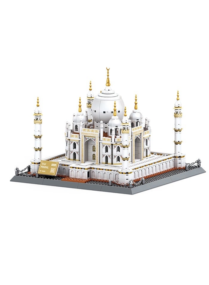 wange 【Taj Mahal Architecture Blocks – 1113Pcs】Miniature Replica of World Heritage | ABS | For Kids & Adults (6+) - Image 1
