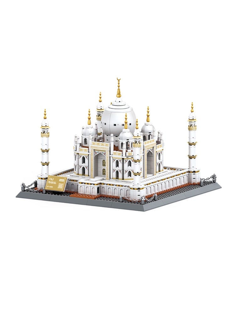 wange 【Taj Mahal Architecture Blocks – 1113Pcs】Miniature Replica of World Heritage | ABS | For Kids & Adults (6+) - Image 3