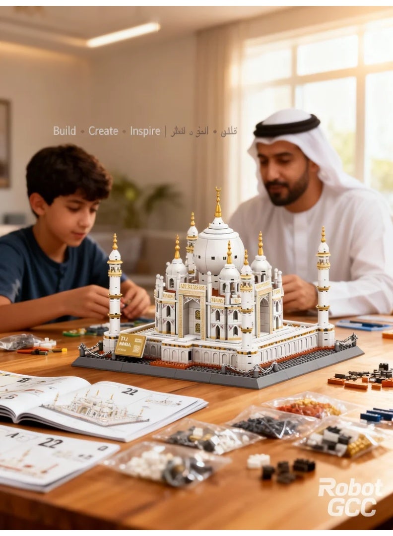 wange Taj Mahal Architecture Building Block Set – 1113 PCS Landmark Edition | Compatible with Major Brands | Educational DIY Kit for Adults & Teens - Image 1