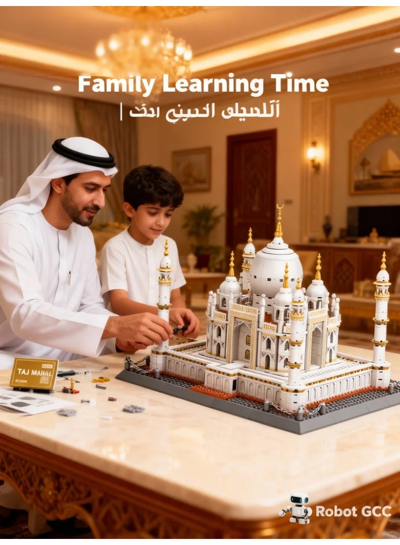wange Taj Mahal Architecture Building Block Set – 1113 PCS Landmark Edition | Compatible with Major Brands | Educational DIY Kit for Adults & Teens - Image 4