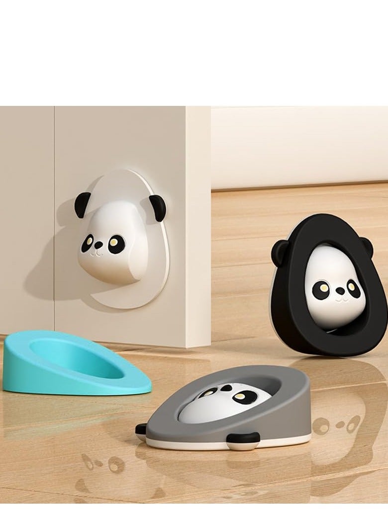 SOLARAE Door Stopper Wall Protector, 2-in-1 Anti-Skid Anti-Collision Door Stopper for Wall Protection, Animal Silicone Door Stop Wall Protector for Home and Office Pack of 4 - Image 2