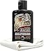 Doc Baileys Black Leather Detail Kit AllinOne Leather Cleaner Conditioner Dye Waterproofer Restores Faded Black Leather Vinyl Rubber for Motorcycle Seats Jackets Boots Cars 4oz - Image 2