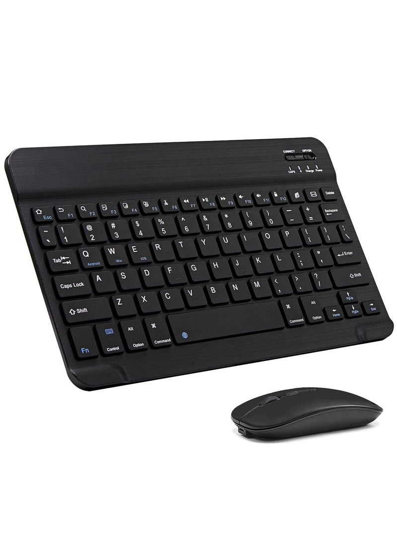 ELTRAZONE Wireless Keyboard Mouse Set for Apple iPad iPhone iOS 13 - Image 1