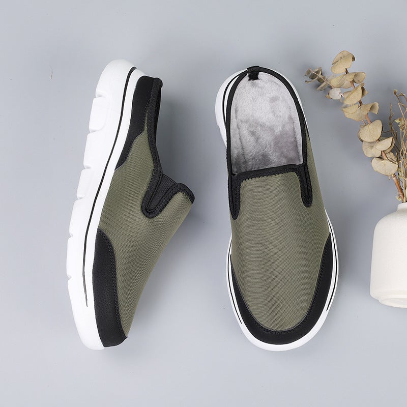 Cotton Slippers Men'S 2023 New Waterproof Non-Slip Lightweight Soft Bottom Couple Home Warm Plus Size 464748 - Image 4
