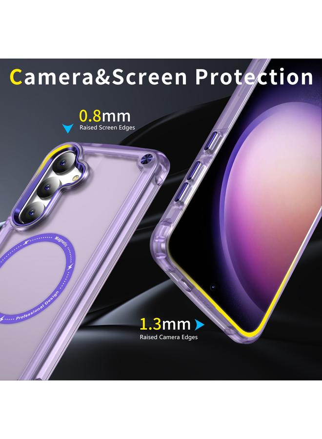 اس-توب جراب لهاتف Samsung Galaxy S24+ 5G مصنوع من مادة TPU + PC MagSafe المغناطيسية - Image 4