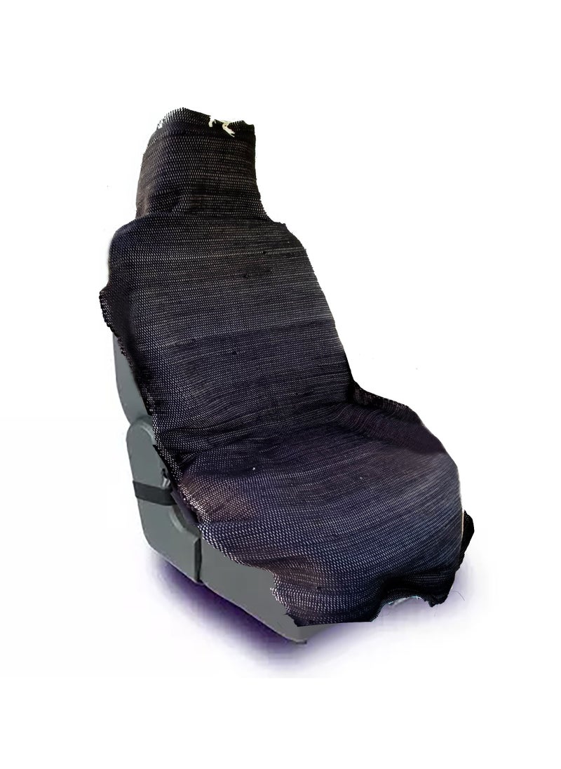 Egypt Antiques Set of two pieces (black) car seat history 70 cm length 150 cm cotton 100%  - Image 1