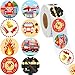 Geyee 1000 Pcs Police Stickers Firefighter Sticker for Kids Firetruck Fireman Badge Toy Name Tag Roll for Party Favor School Education Event 8 StyleFirefighting - Image 2