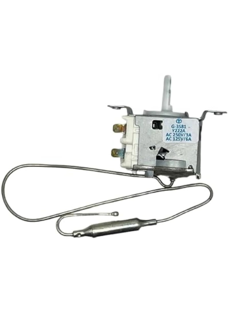 Toshiba Refrigerator Thermostat for 12, 14, 16 ft Models - 2-Pin Temperature Controller for Motor Protection - Image 3
