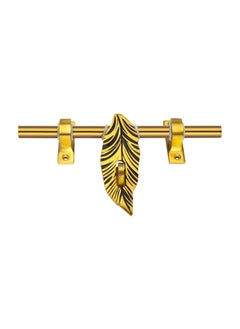 Devos Devos Royal Leaf Antique Brass Finish Door ALDROP  - Image 1