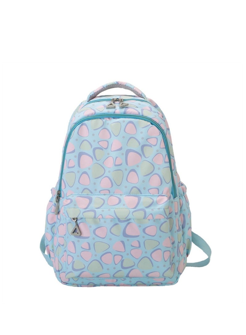 Beautiful Unisex Backpack,Hued Speckled Colorful Print Backpack,Adorable Pastel ,for Student , Hued Speckled Print ,Suitable For Outdoor Camping And Traveling Backpack. - Image 1