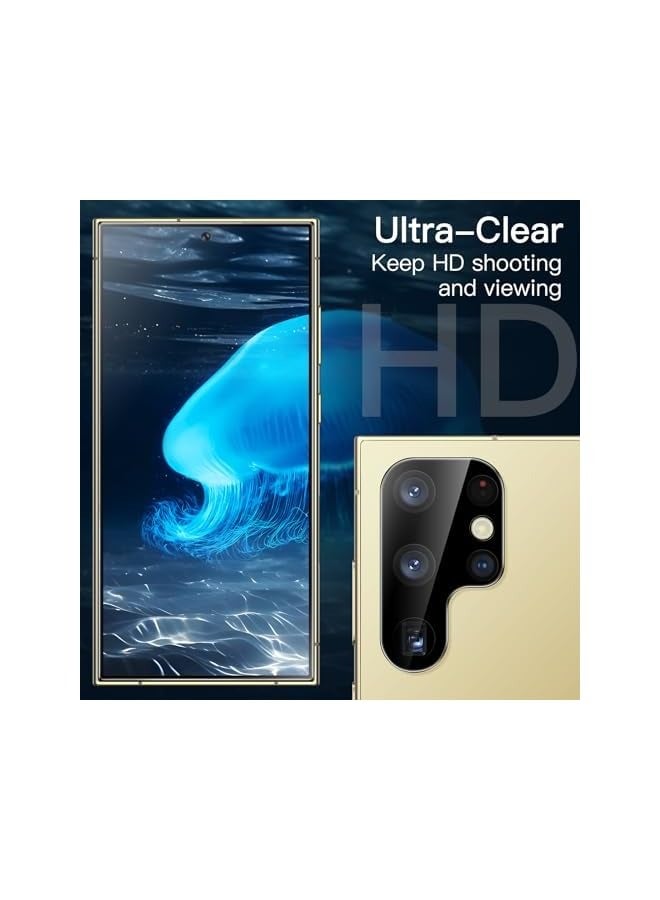 JETech Screen Protector for Galaxy S24 Ultra 5G 6.8-Inch with Camera Lens Protector, Tempered Glass Film, Easy Installation Tool, Fingerprint ID Compatible, HD Clear, 2-Pack Each - Image 5