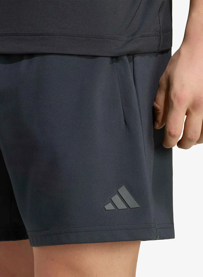Adidas BLACK 7" 5" Puremotion Shorts for Men | Best Price UAE