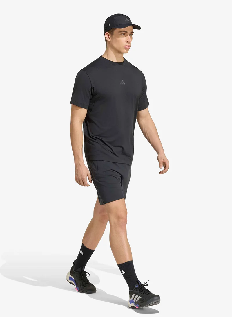 Adidas BLACK 7" 5" Puremotion Shorts for Men | Best Price UAE