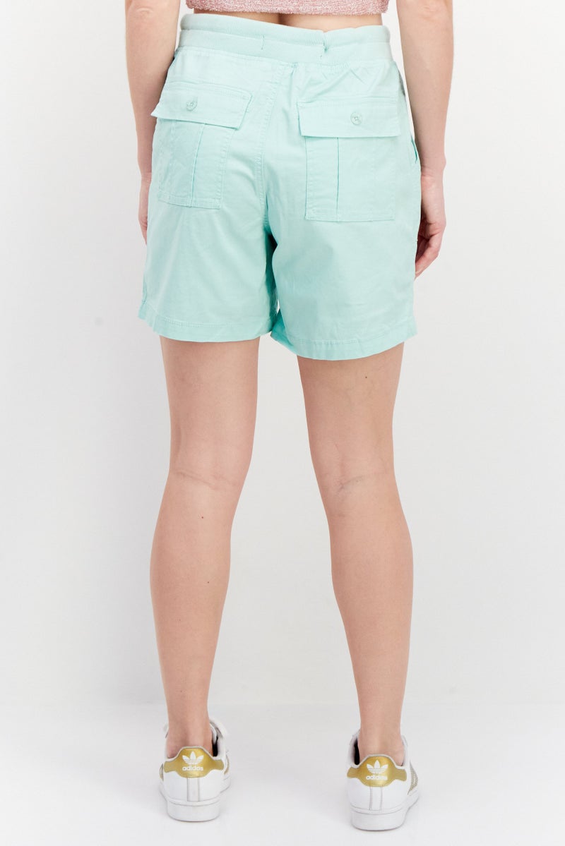 Gloria Vanderbilt شورتات أساسية بسيطة للنساء بحبل سحب، مريمية - Image 2