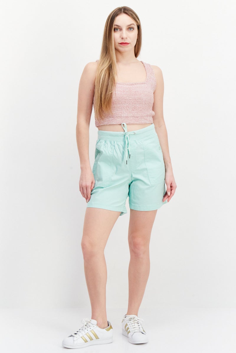 Gloria Vanderbilt شورتات أساسية بسيطة للنساء بحبل سحب، مريمية - Image 4