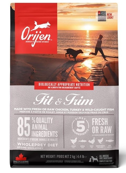 طعام جاف للكلاب من Fit & Trim، 2 كجم