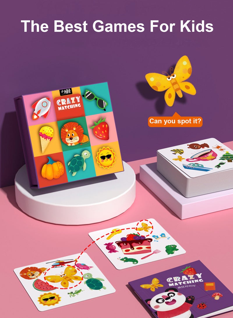 لعبة بطاقات "سبوت إت" الممتعة – ألعاب تعليمية للأطفال – ألعاب لوحية للأطفال – ألعاب بطاقات كلاسيكية – نشاط عائلي ممتع – لعبة مطابقة – لعبة سفر للأطفال – هدية مثالية للأطفال – 2-5 لاعبين – للأطفال من عمر 3 سنوات فما فوق. - Image 4