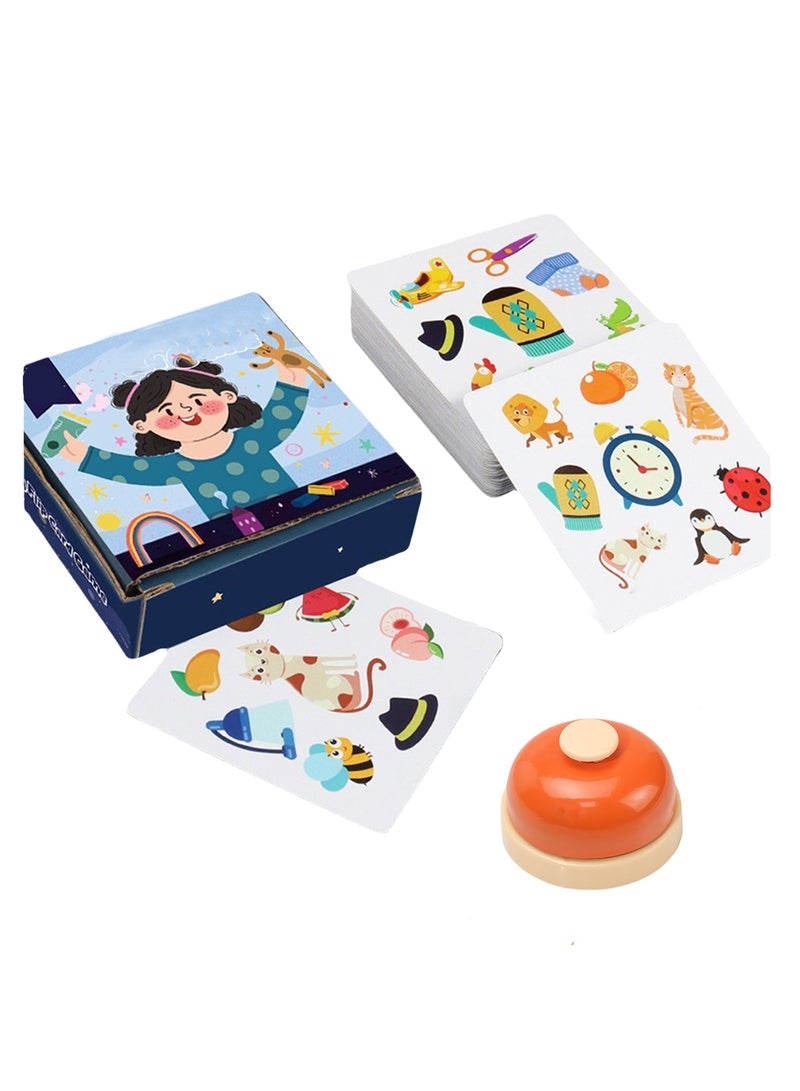 روعة لعبة بطاقات "سبوت إت" الممتعة – ألعاب تعليمية للأطفال – ألعاب لوحية للأطفال – ألعاب بطاقات كلاسيكية – نشاط عائلي ممتع – لعبة مطابقة – لعبة سفر للأطفال – هدية مثالية للأطفال – 2-5 لاعبين – للأطفال من عمر 3 سنوات فما فوق. - Image 1