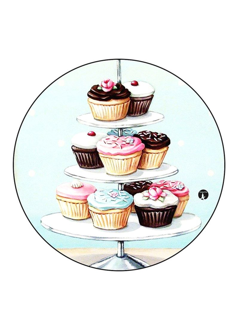 RKN Cupcakes Printed Fridge Magnet Multicolour - Image 2