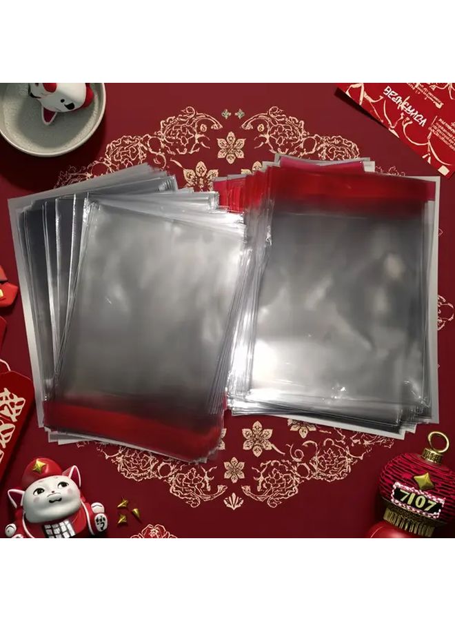 700pcs Self Adhesive Bags 7.09x10.63 Inch Transparent Gift Packaging - Image 1
