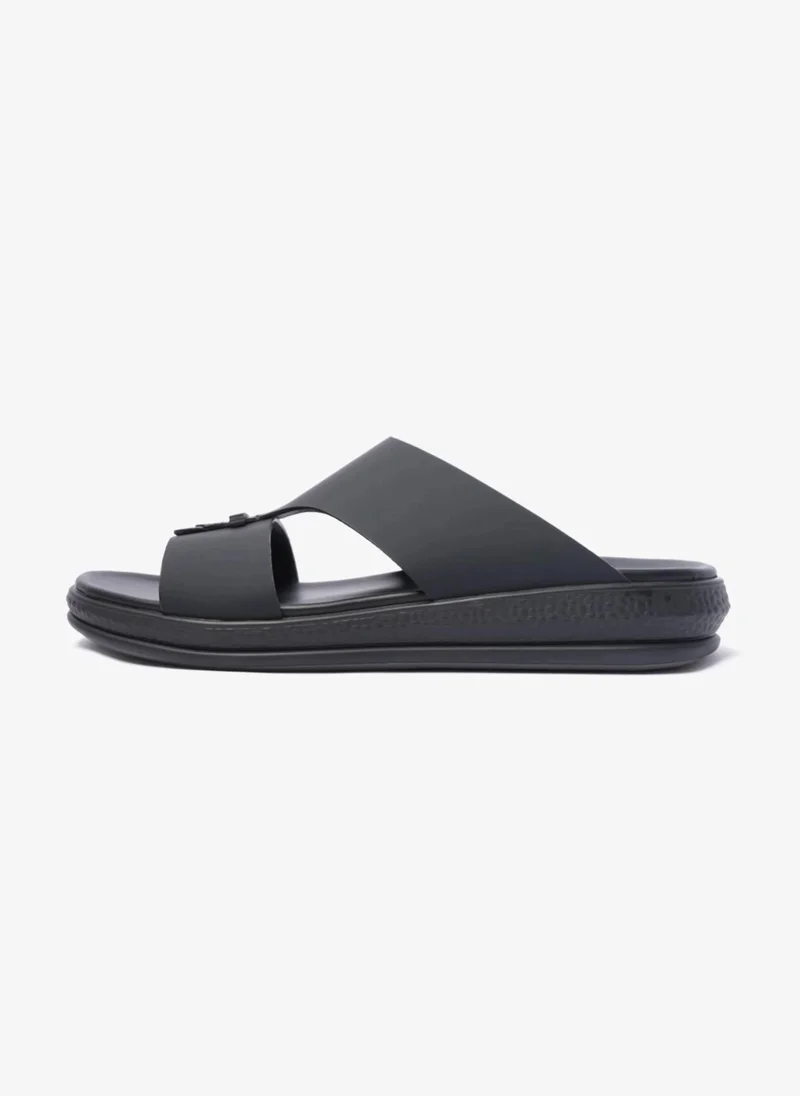 Comfort Plus COMFORT PLUS STYLISH AND BUCKLE CLOSURE MEN SANDAL BLACK
