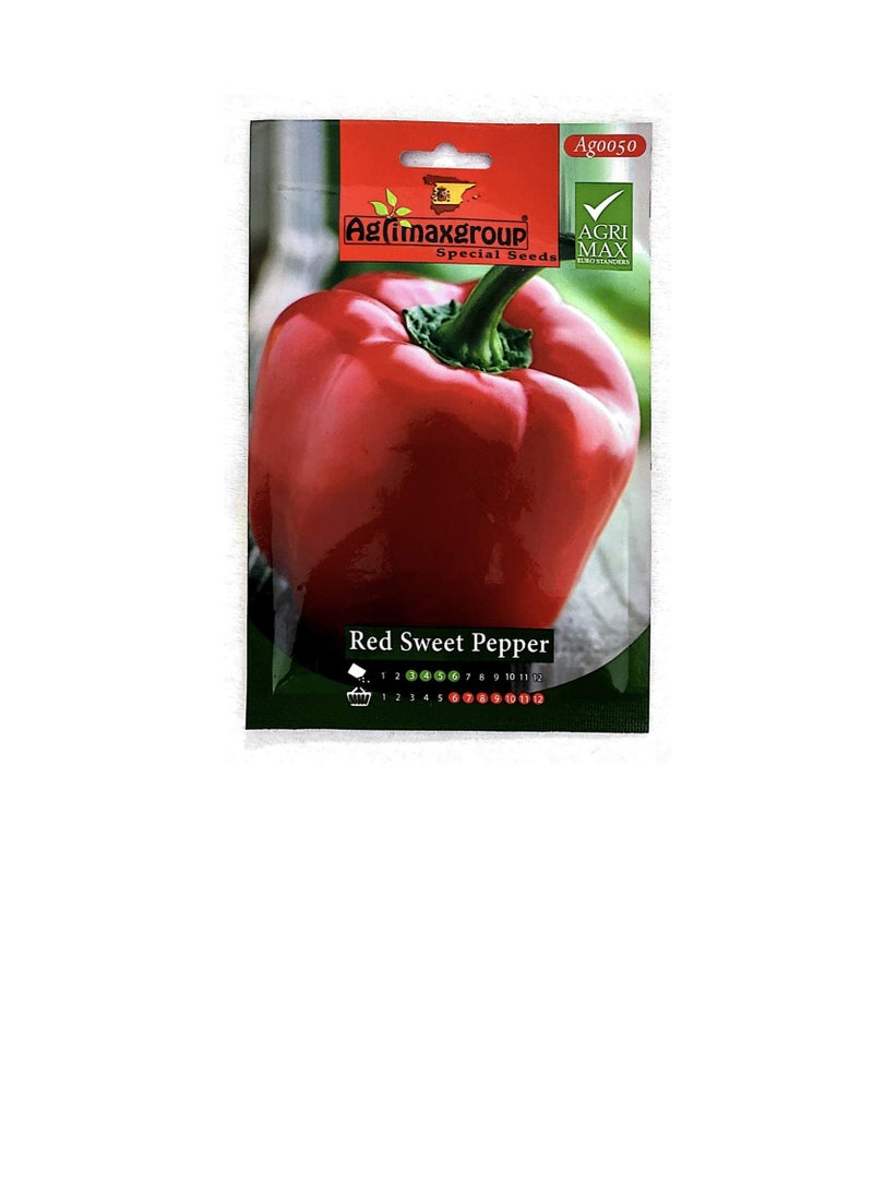 Agrimax - Red Sweet Pepper seeds by Agrimaxgroup - Image 1