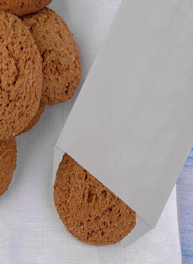 لوف بي بي 200 كيس زجاجي صغير - أكياس ورقية مسطحة شبه شفافة مقاس 2 3/4 × 4 بوصة لتوزيعات الحفلات من البسكويت والحلوى والشوكولاتة وغيرها. - Image 4