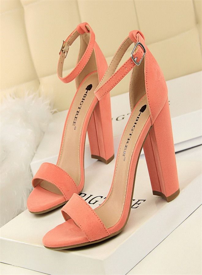 BIGTREE Stylish And Simple High-Heeled Sandals 9.5CM - Image 1