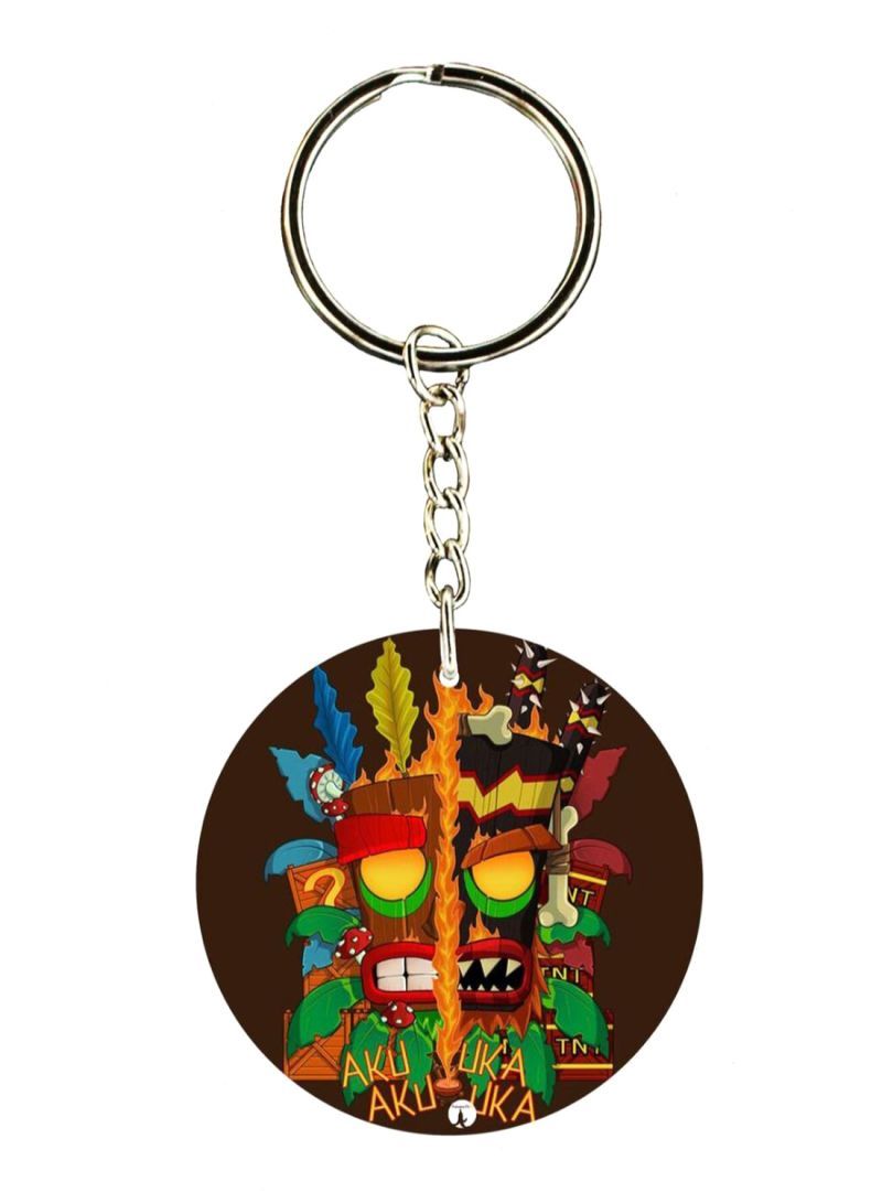 Crash Printed Keychain